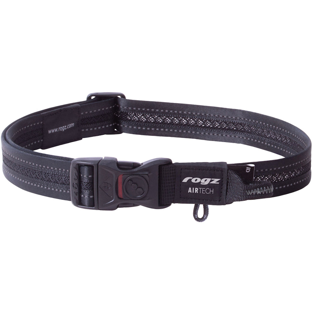 Rogz AirTech Classic Dog Collar X-Large- Nightsky Black