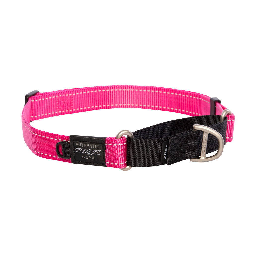 Rogz Control Martingale Web Collar X-Large- Pink