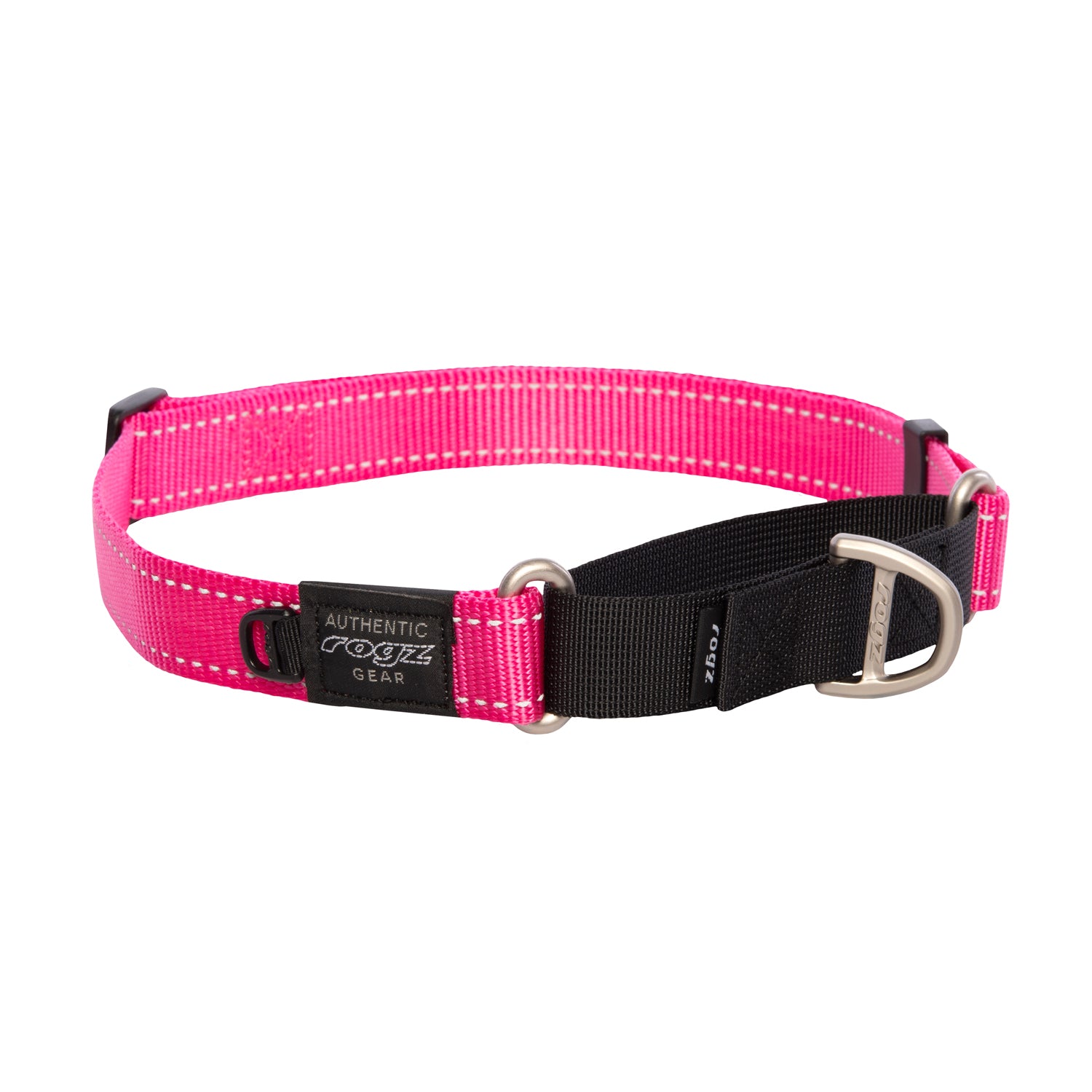 Rogz Control Martingale Web Collar X-Large- Pink