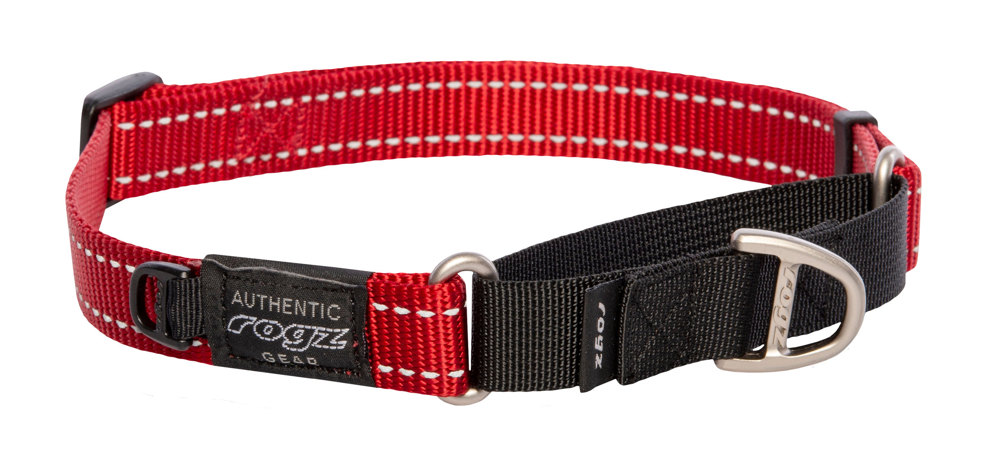 Rogz Control Martingale Web Collar Large- Red