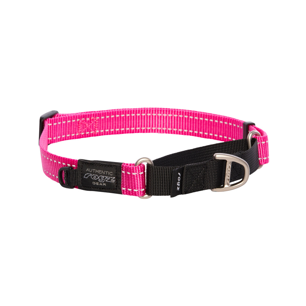 Rogz Control Martingale Web Collar Large- Pink