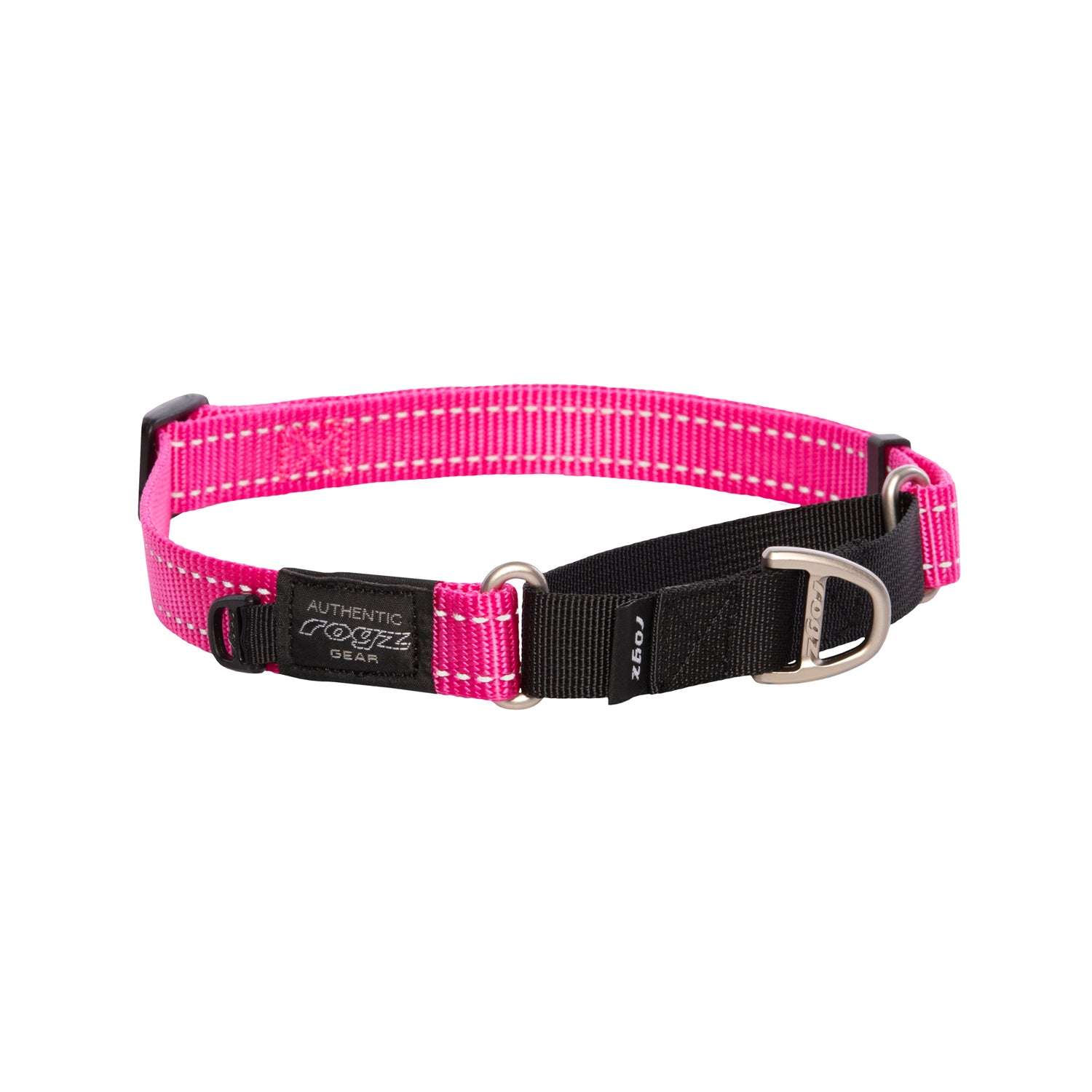 Rogz Control Martingale Web Collar Large- Pink