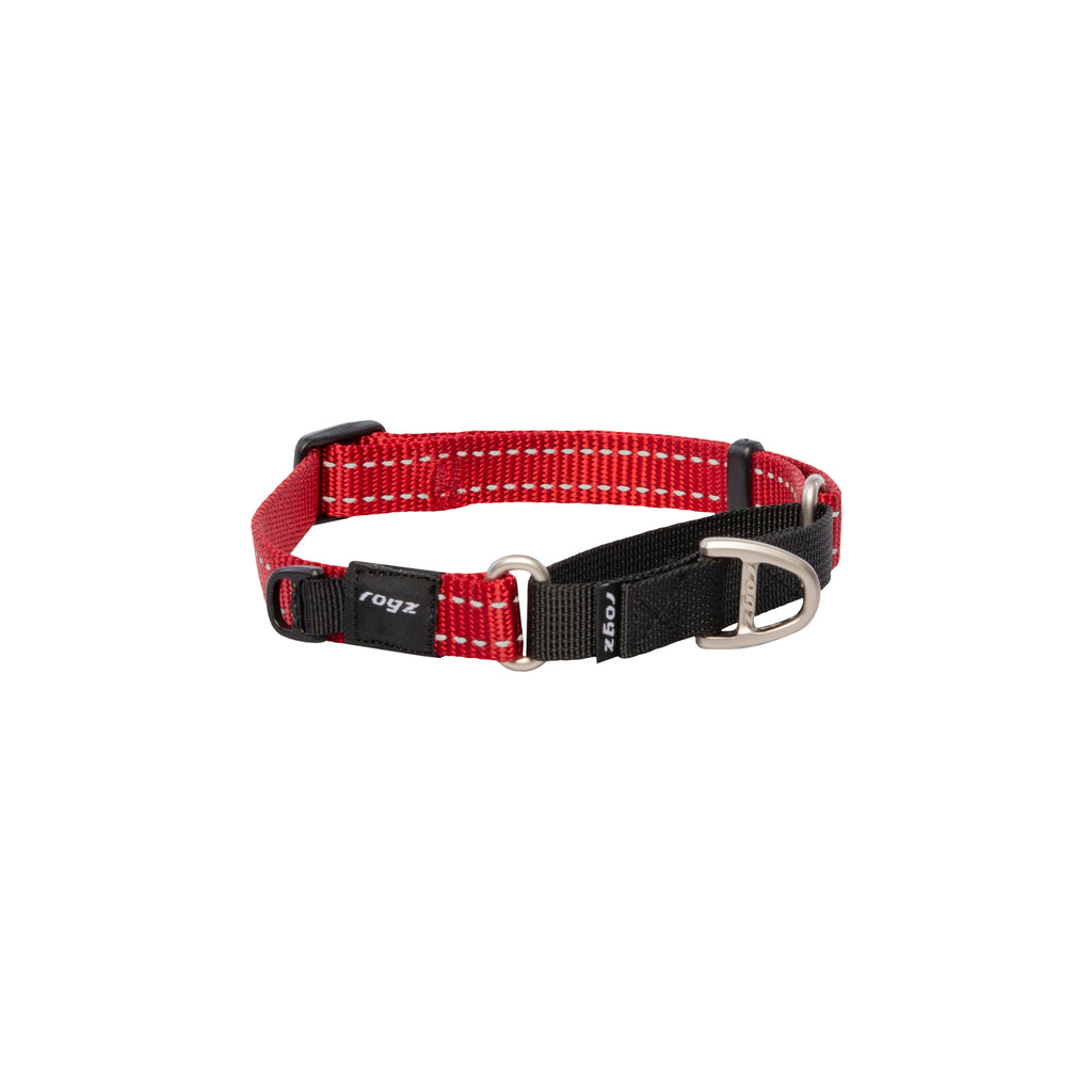 Rogz Control Martingale Web Collar Medium- Red