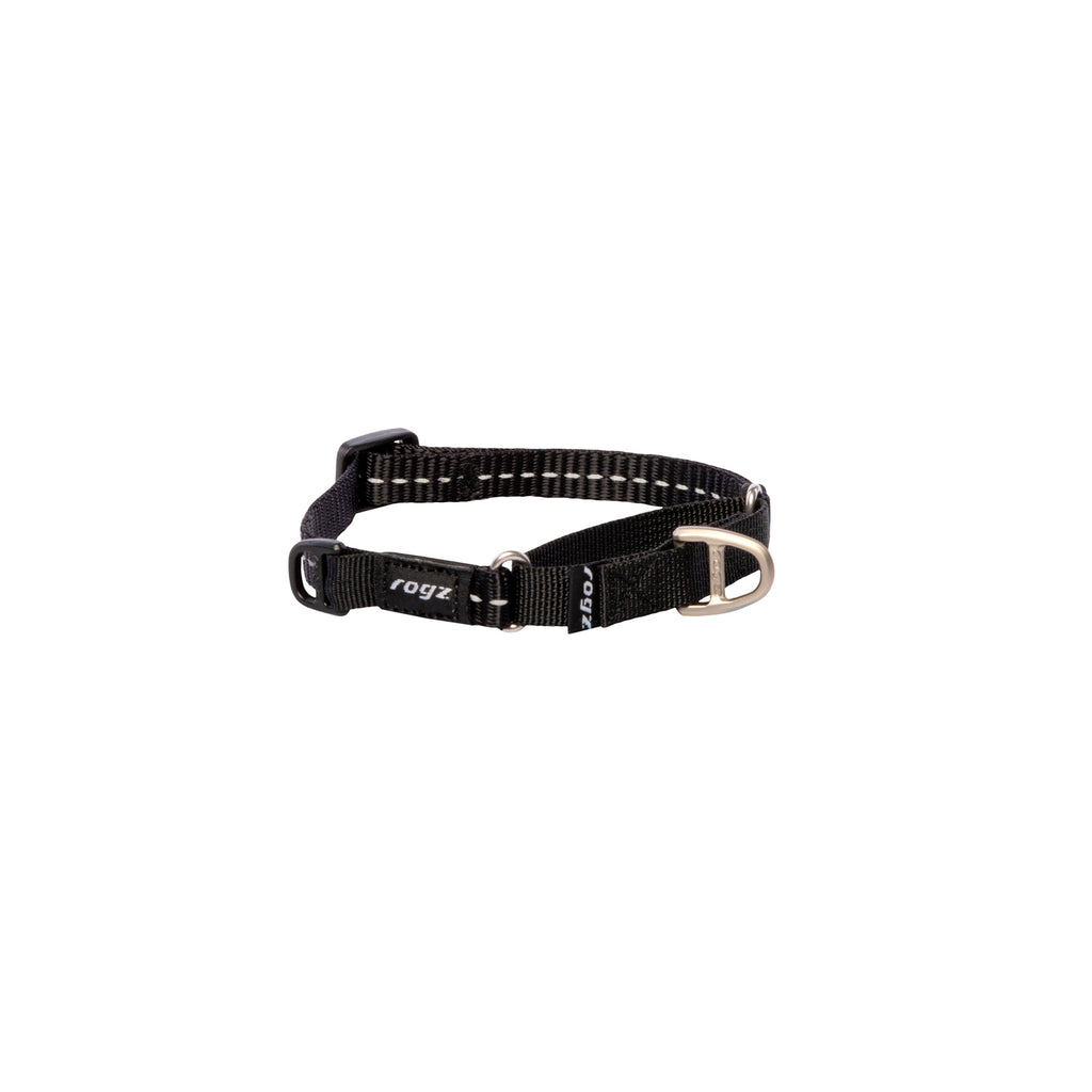 Rogz Control Martingale Web Collar Small- Black