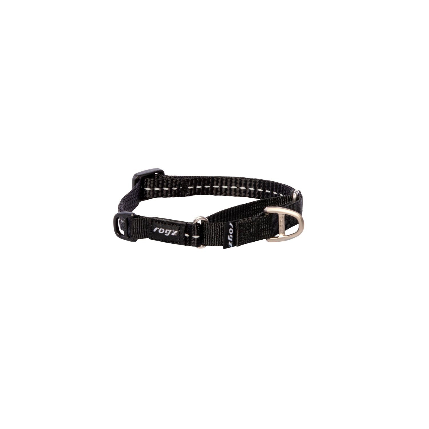 Rogz Control Martingale Web Collar Small- Black