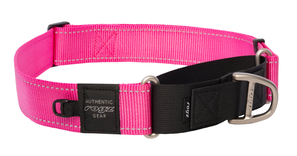 Rogz Control Martingale Web Collar XX-Large- Pink