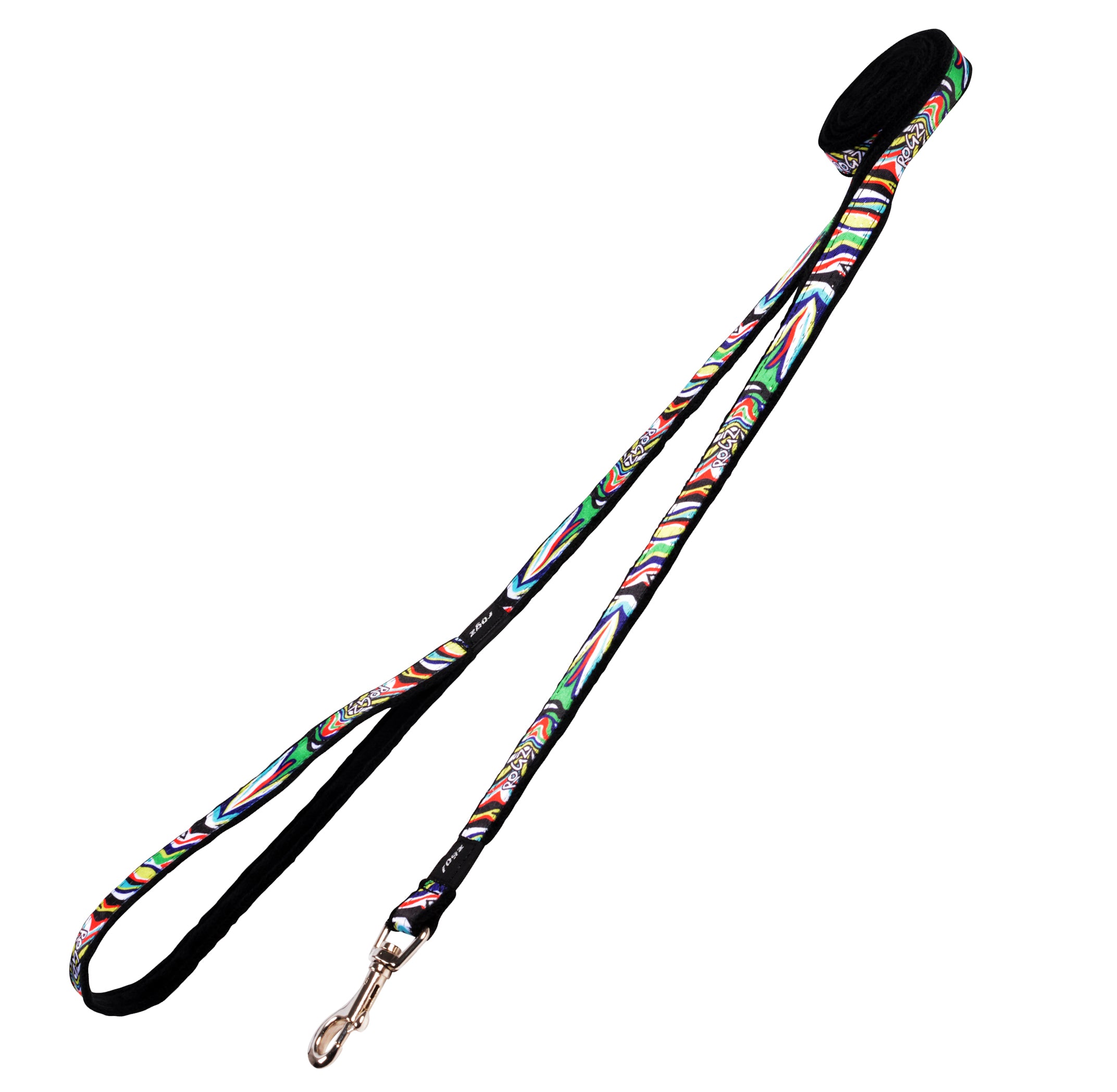 Small Dogs Safari Fashion Classic Leash Small- Wild Stripes Mixed