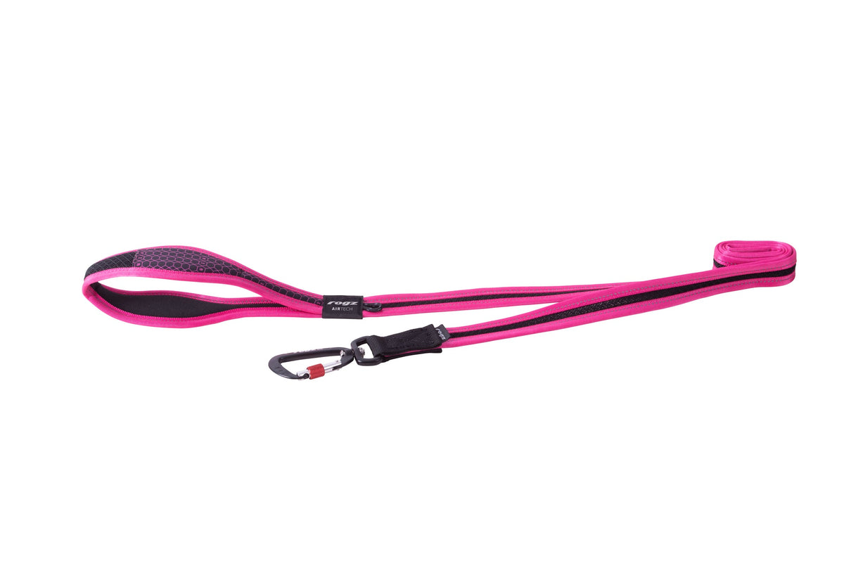 AirTech Classic Dog Leash Large- Sunset Pink