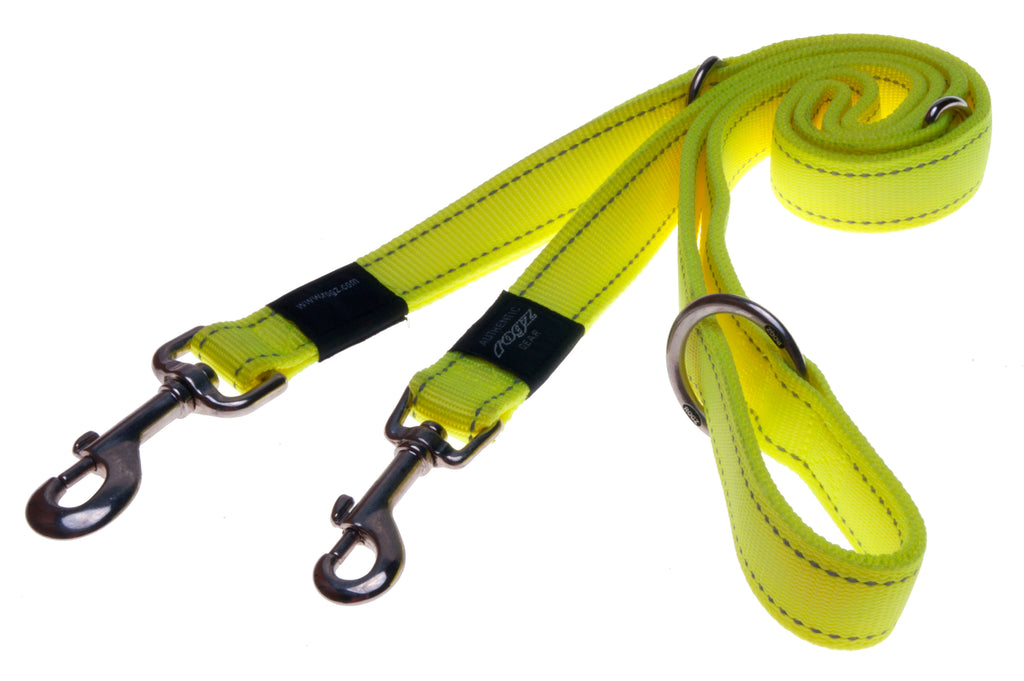 Multi Purpose Leash X-Large- Dayglo Yellow