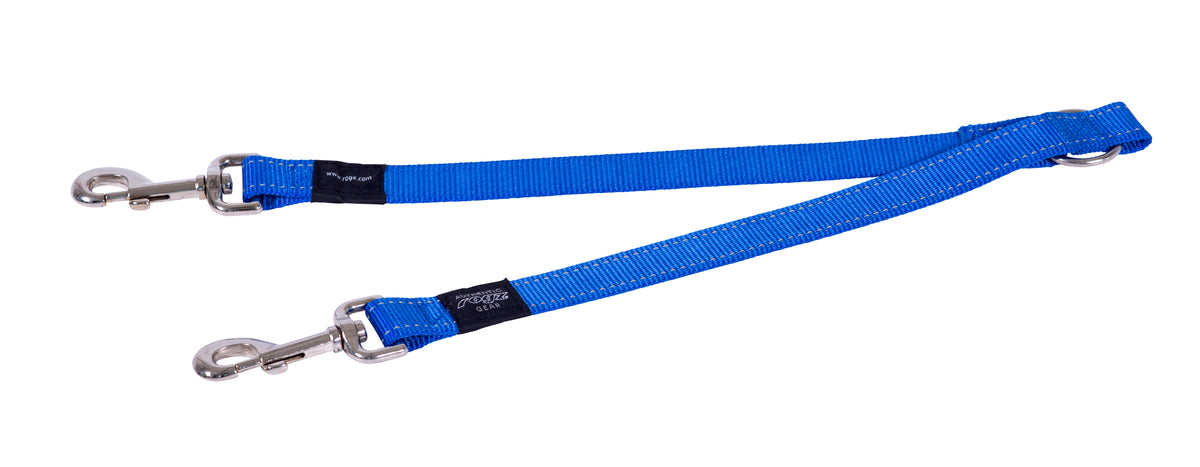 Double Split Leash X-Large- Blue