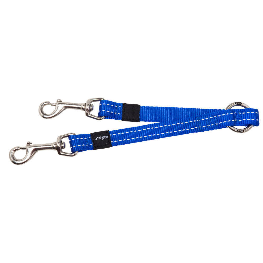 Double Split Leash Medium- Blue