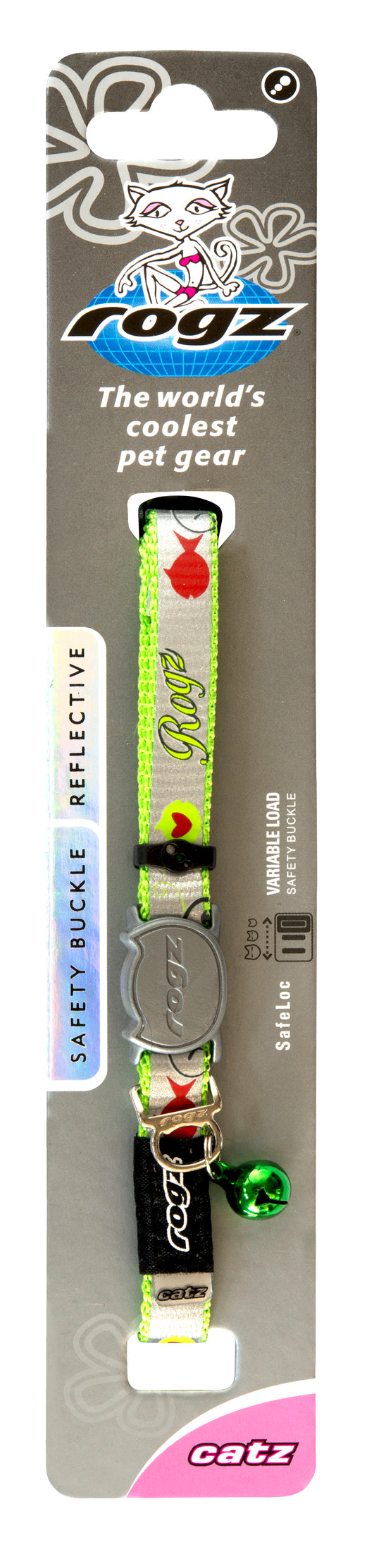 Rogz Reflectocat Reflective Breakaway Cat Collar