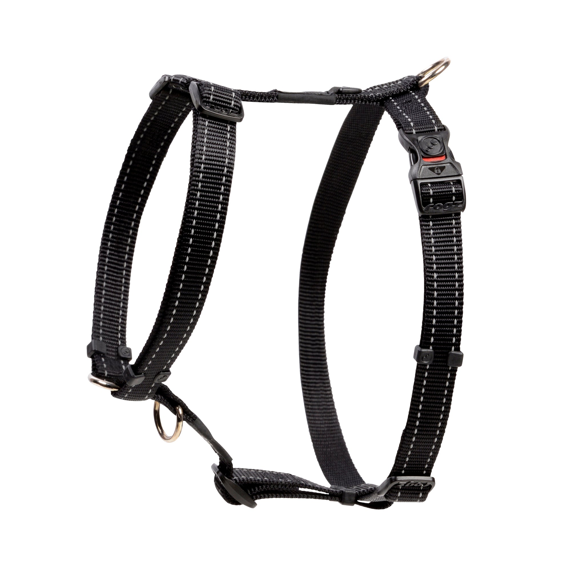 Classic Dog H-Harness X-Large- Black