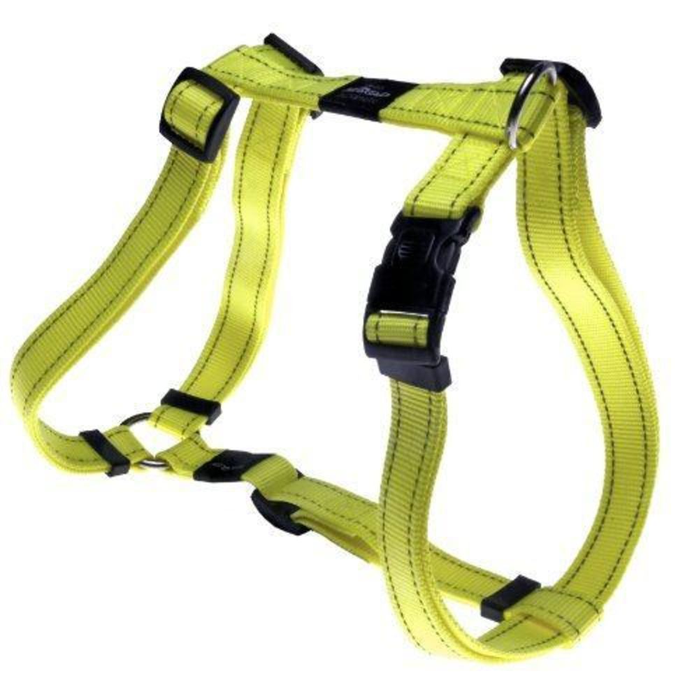 Classic Dog H-Harness X-Large- Dayglo Yellow