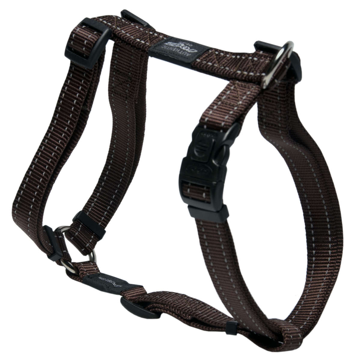 Classic Dog H-Harness X-Large- Chocolate Brown