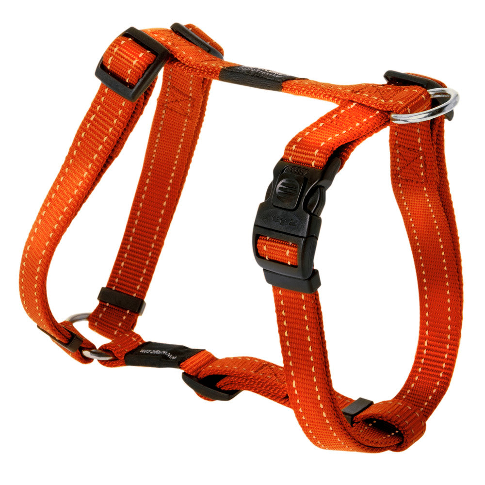 Classic Dog H-Harness Large- Orange