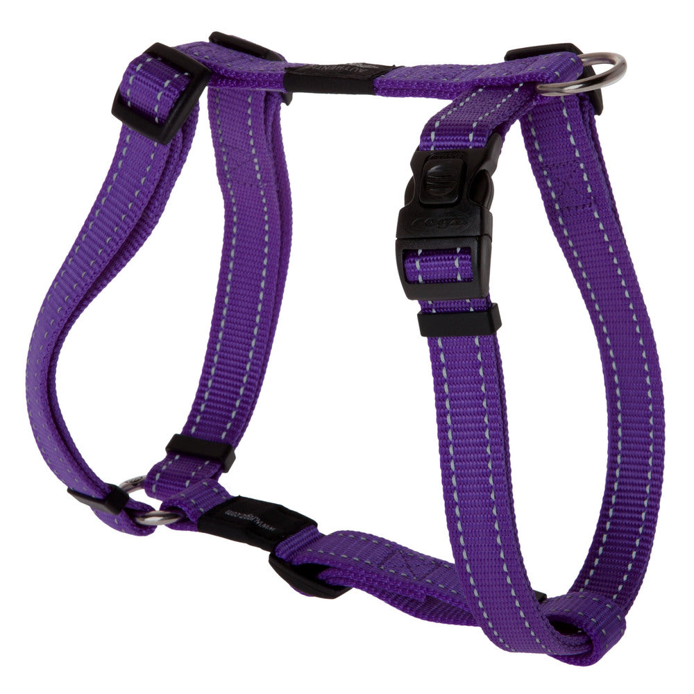 Classic Dog H-Harness Large- Purple