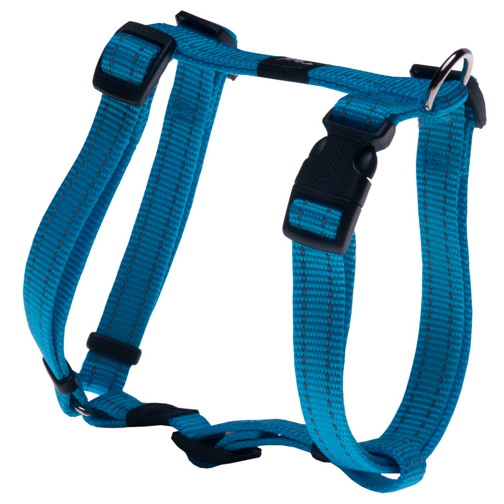 Classic Dog H-Harness Large- Turquoise