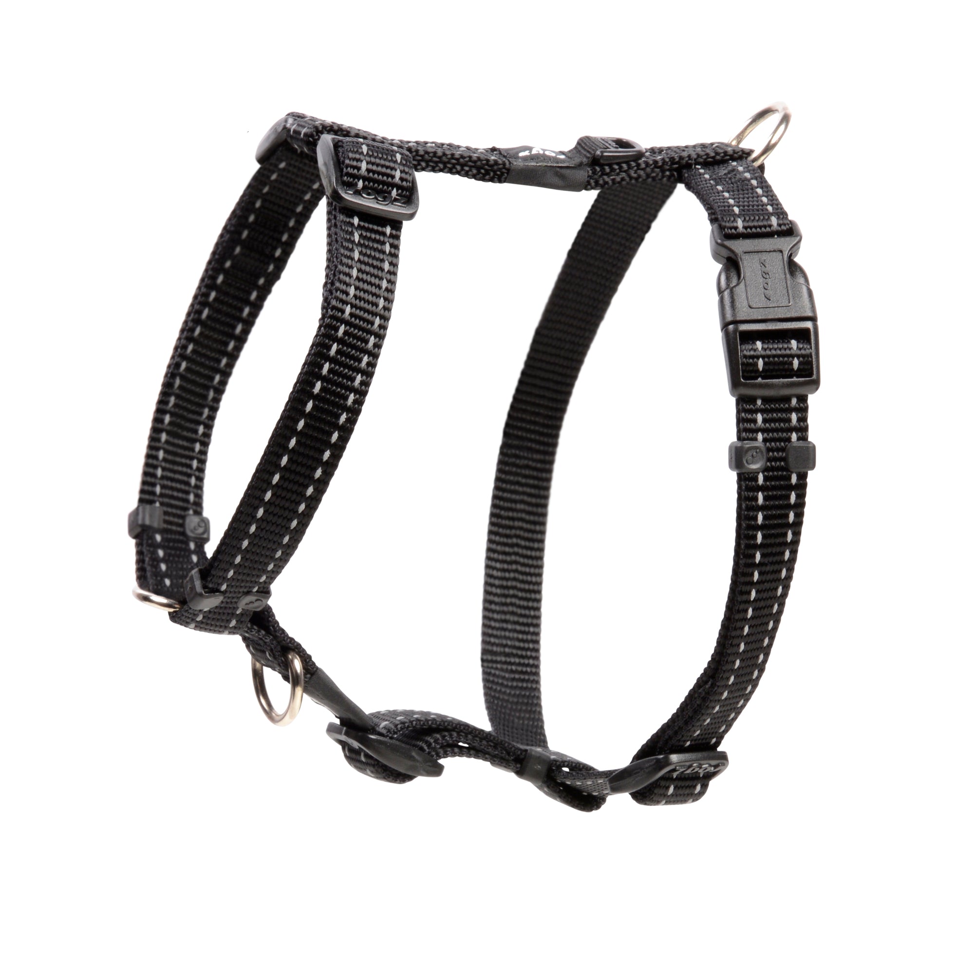 Classic Dog H-Harness Medium- Black