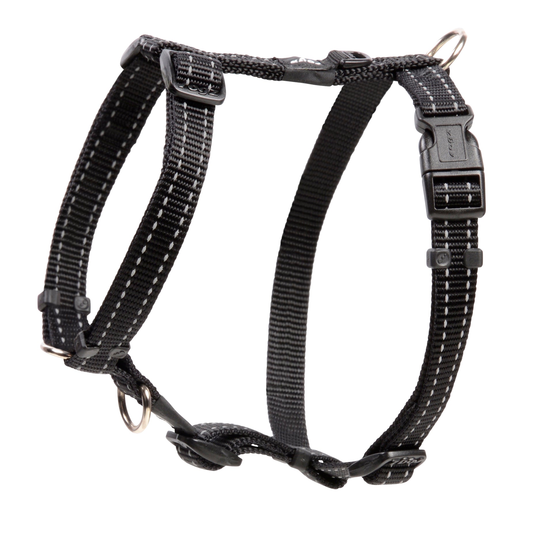 Classic Dog H-Harness Small- Black