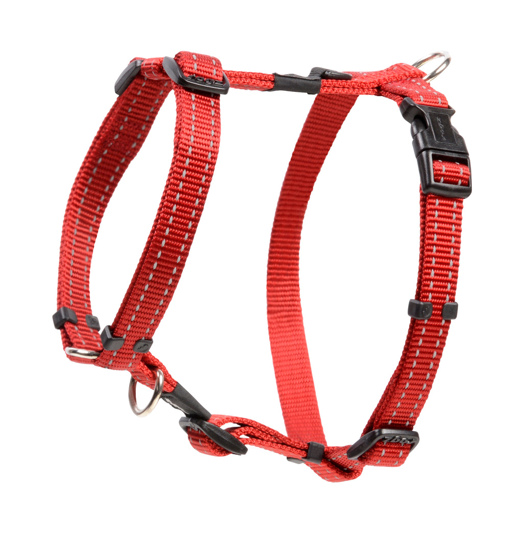 Classic Dog H-Harness Small- Red