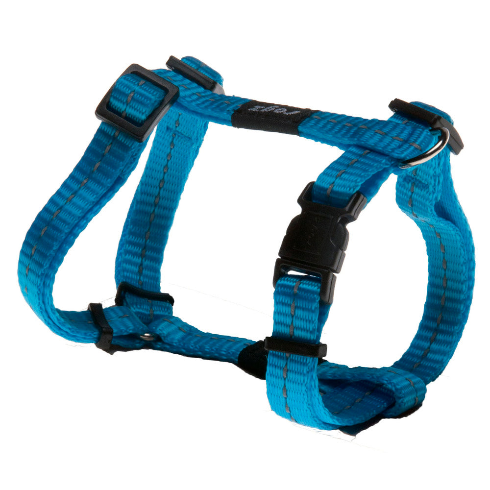 Classic Dog H-Harness Small- Turquoise