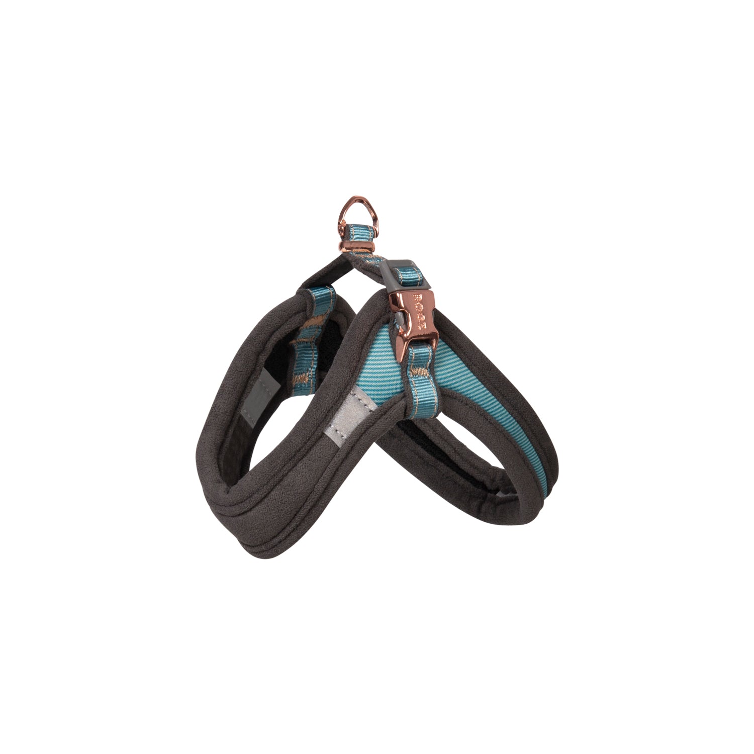 Rogz Urban Fast Fit Adjustable Harness X SMALL	fits chest 14in- Turquoise Moon