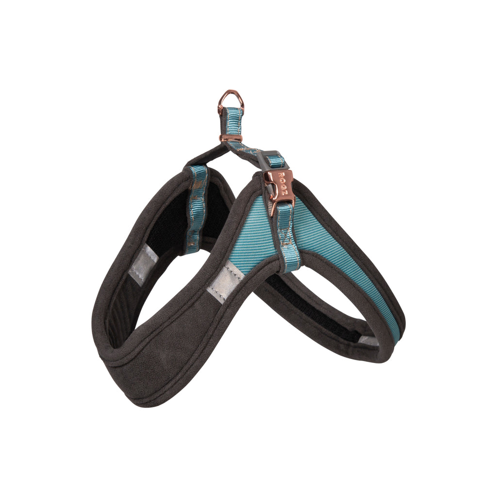 Rogz Urban Fast Fit Adjustable Harness SMALL fits chest 16in- Turquoise Moon