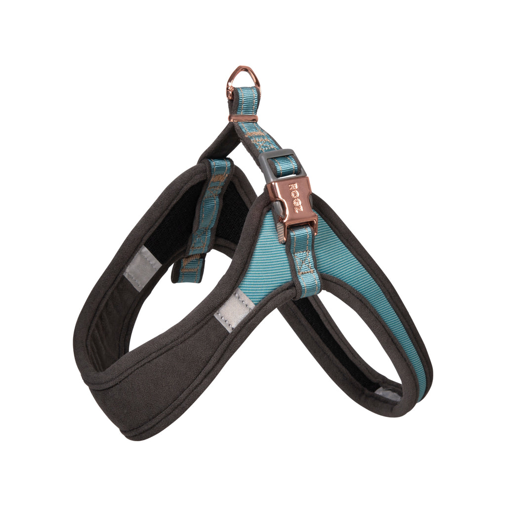 Rogz Urban Fast Fit Adjustable Harness SMALL/MEDIUM fits chest 18.5in- Turquoise Moon