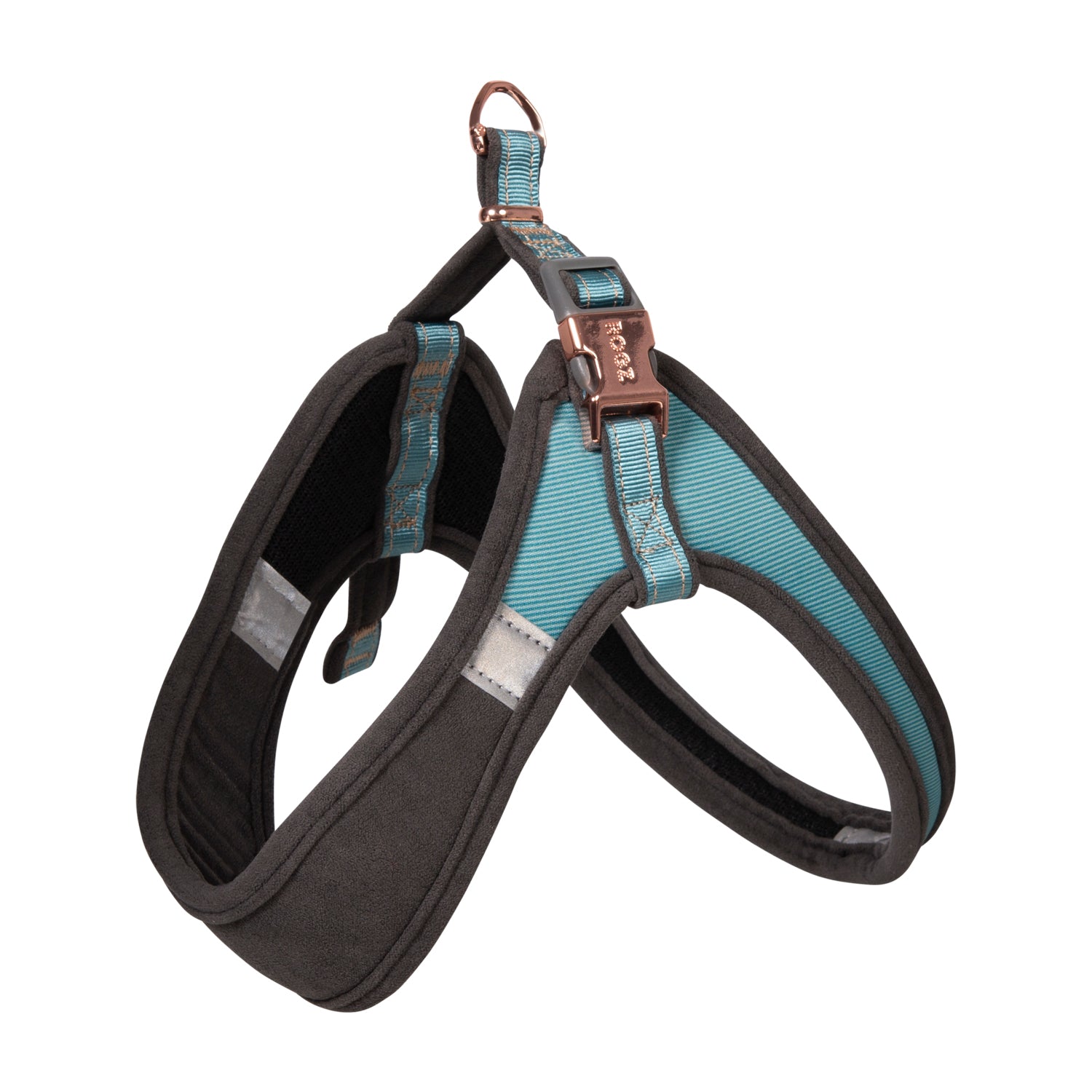Rogz Urban Fast Fit Adjustable Harness MEDIUM fits chest 20.5in- Turquoise Moon
