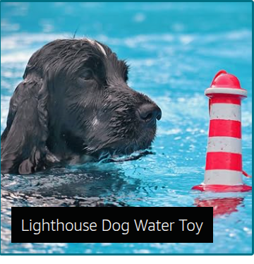 Lighthouse Floating Dog Toy
